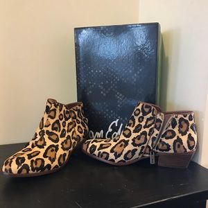 Sam Edelman Leopard Booties